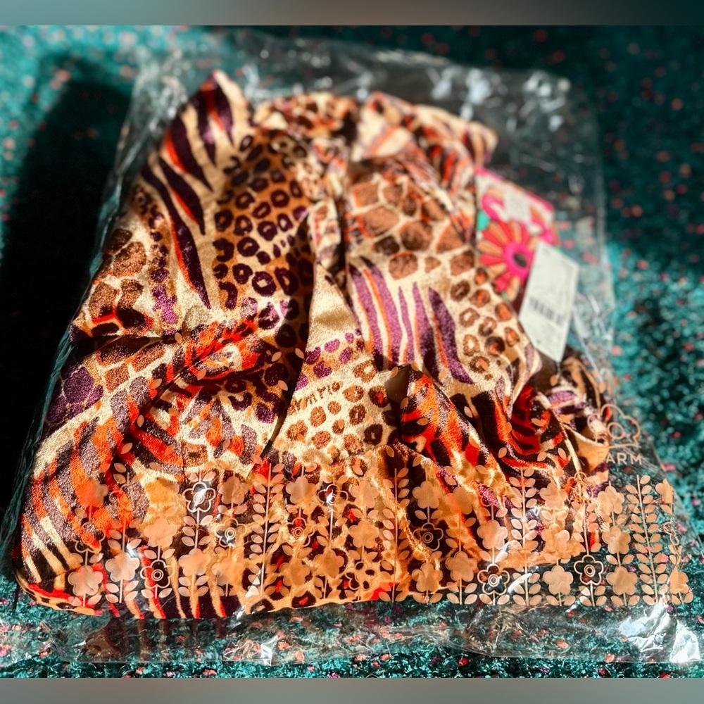 RARE Farm Rio x Anthropologie NWT Long-Sleeve Printed Romper—L - Picture 15 of 16